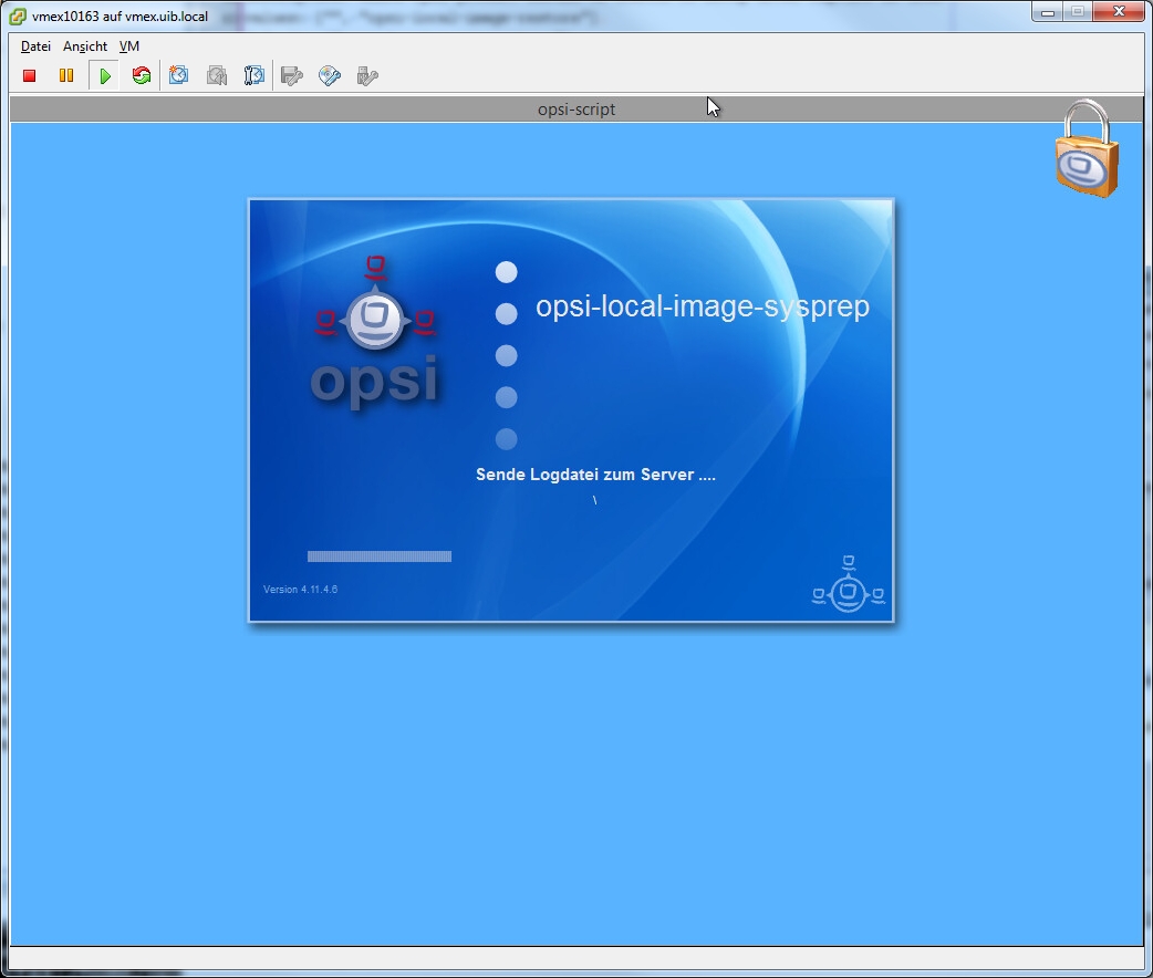 capture images: opsi-local-image-sysprep 1 : start
